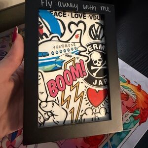 Black Graphic Art Frame